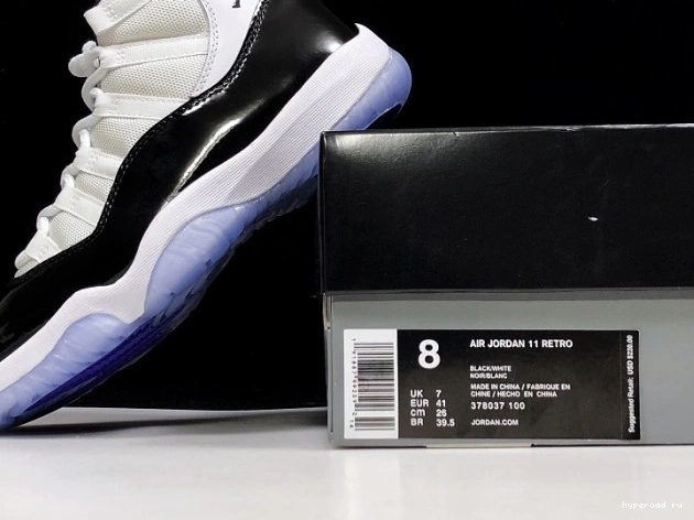 Retro 2018 "Concord" 378037-100 Air 11 Jordan 1119